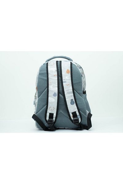 Smart Gate SG-9145 School Carrying Tree Leafs Backpack With USB Port 15.6 Beige
