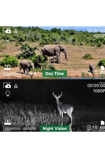 OEM Night vision binoculars, 8x optical zoom, Full HD, 1080p, 3000mAh battery, Model NV8160, 2.7 inch screen
