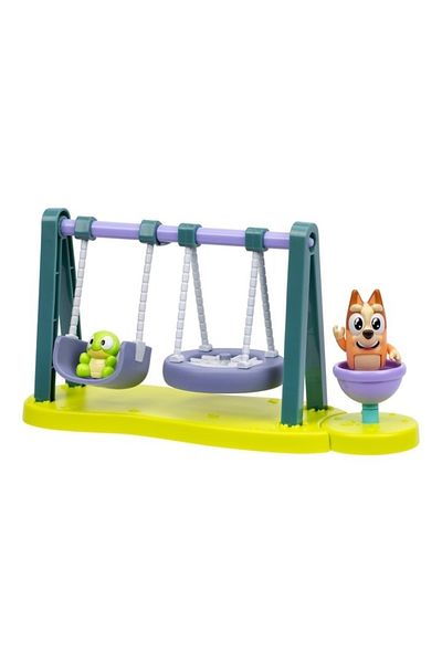 Fat Moose Bluey - Turtleboy Playground playset, with 2 figures