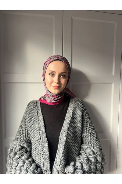 Modakaşmir Flower Spring Pattern Bamboo Scarf