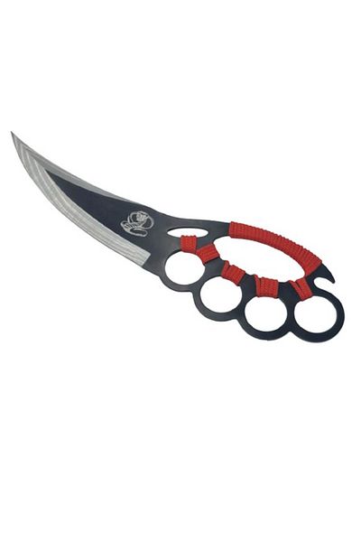 dalimag Cutit pumnal, curbat, snur rosu, 25 x 7 cm,