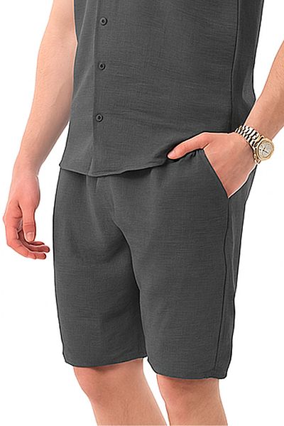 monox Men's Mechanical Linen Shorts