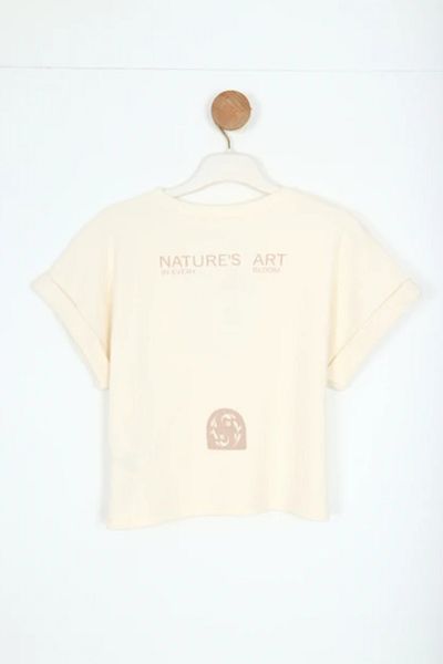 NK 38811 BLOOM T-SHIRT ΚΡΕΜΑ ΚΟΡΙΤΣΙΑ