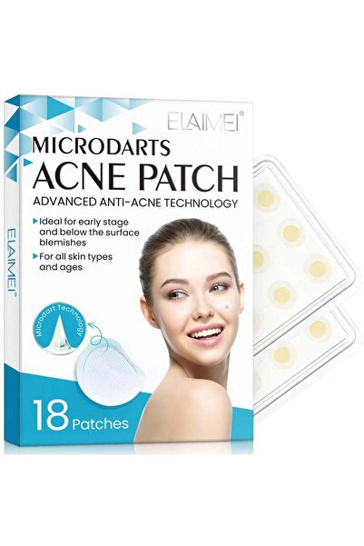 ELAIMEI Plasturi hidrocoloizi premium pentru acnee, set de 18 bucăți, tehnolo...