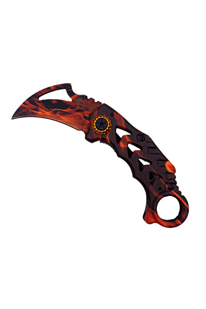 dalimag Briceag Talon, Deschidere Manuala, 17 cm, Model Flacari, Prindere Curea