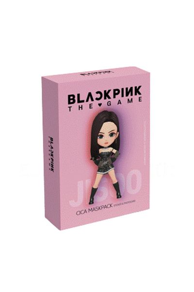BlackPink The Game Maskpack Jisoo - Cica Maskpack (7 Sheet Masks Photo Card , Sticker And Game Coupon Inside )