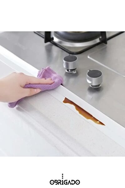 obrigado 3.2M Banyo Küvet Mutfak Lavabo Su Sızdırmaz Bant Su Geçirmez Kenar B...