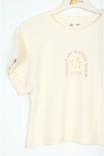 NK 38811 BLOOM T-SHIRT ΚΡΕΜΑ ΚΟΡΙΤΣΙΑ