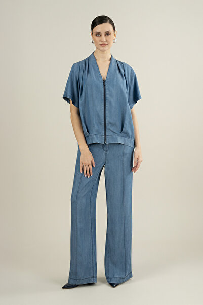 IDYL Zippered blouse