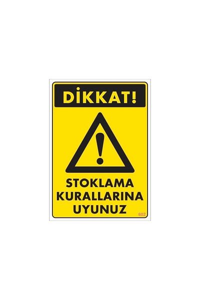 PRATİKOBA Sleeping Sign for Stocking Rules 25x35 Code: 602