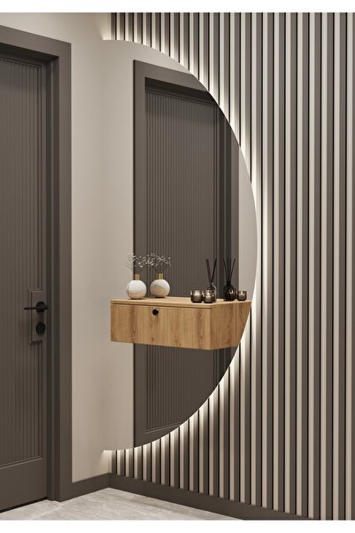 Furnitt Home Asur Ceviz Ahşap Rengi Mdf Dresuar