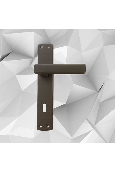 almital mobilya aksesuarları furniture accessories Lusso Anthracite 5 Pieces Room 2 Pieces Wc Mirror Door Handle Set