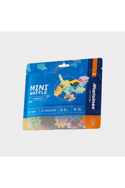 Marioinex Construction set, Toucan, 50 pieces, Mini Waffles,