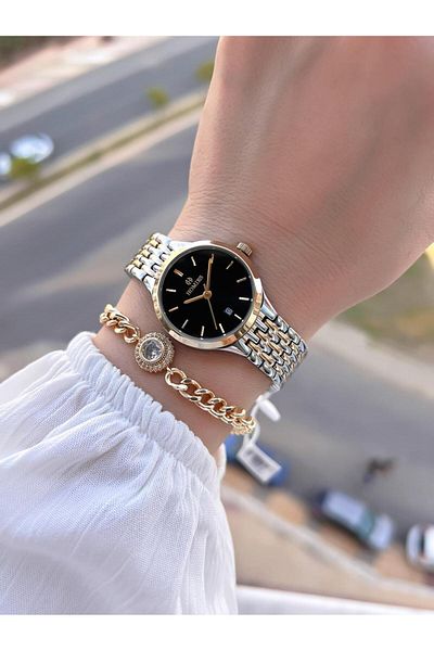 Homies Steel Cord 2 Years Warranty 30 Mt Water Resistant Women Wrist Watch+Bracelet Hm.06S01.4