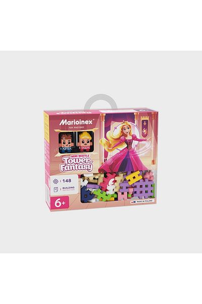 Marioinex Construction set, Enchanted Tower, 148 pieces, Mini Waffles Princesses,