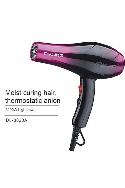 daling Hot Selling Iron Hair Dryer High Speed Professional Light Weight Natural Blow Hair Dryer