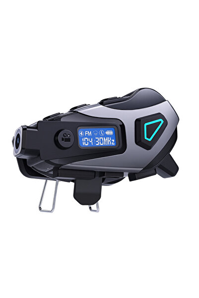 qasul Kameralı Ekranlı İntercom Bluetooth Motosiklet Kask Kulaklığı 32 GB SD KART HEDİYELİ