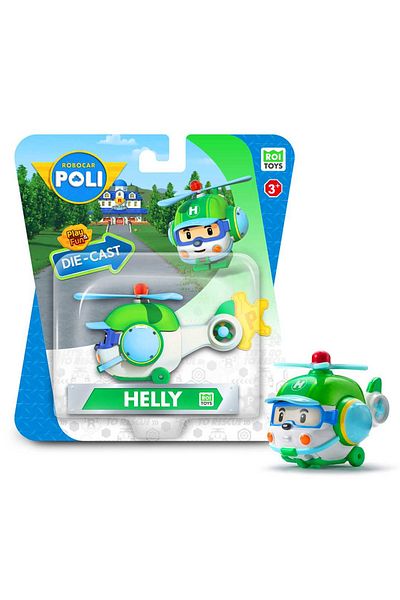Robocar Poli Character Figure Helly Die Cast Metal Vehicle 3+