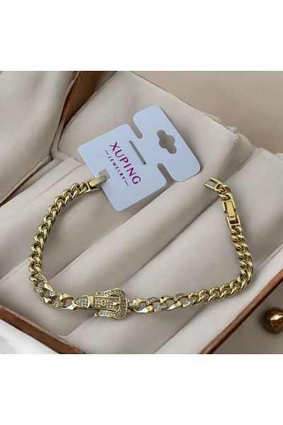 İNN JEWELLERY Xuping Bracelet Anti-Tarnish Antiallergic Belt Figured (2 Years Importer Guarantee)