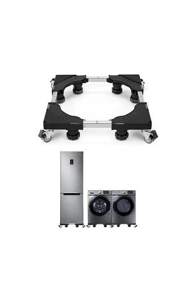 GLIMATECH Adjustable Base with Wheels for Washing Machine, Stove, Refrigerator