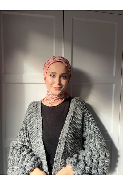 Modakaşmir Flower Spring Pattern Bamboo Scarf