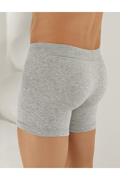 Şahinler Men's Lycra Text Detailed Baggy Cotton Boxer