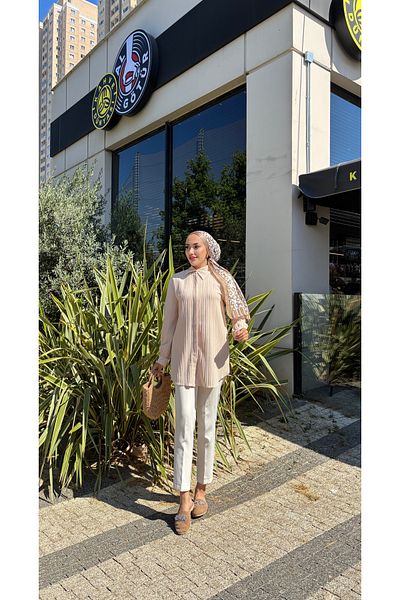 LİNA TESETTÜR Tunic Armut