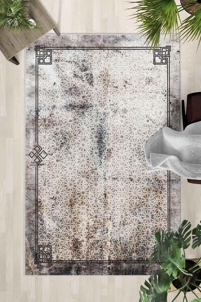 Monnhein Non-Slip Base Washable Carpet – Modern Digital Printing Carpet for K...