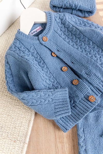 Babymod Beret Knitwear Cardigan Winter Baby Boy Suit Set