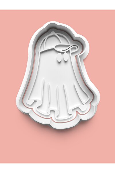 AKTASTORE قالب كوكيز شبح مع قبعة وقالب عجينة السكر 0444-4