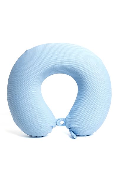 R&B Light Blue Travel pillow