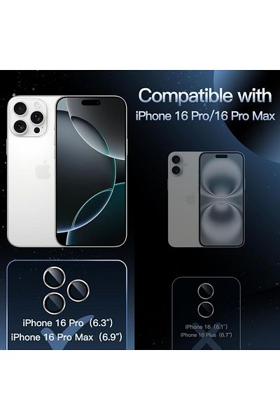 Generic Camera Lens Protector Compatible for iPhone 13 Pro & iPhone 13 Pro Max HD Tempered Glass