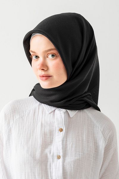 nisaNCa Eșarfă jacquard din bumbac moale – țesătură naturală, ușoară și respirabilă – eșarfă Bamboo Cashew cu textura moale
