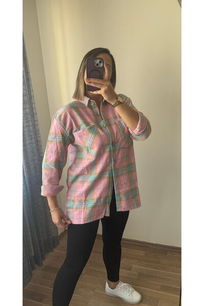 Butik Oversıze Oduncu Gömlek