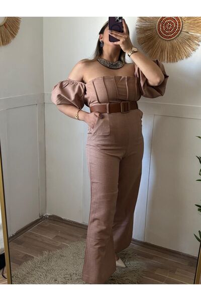 Butik Tasarım Balon Kol Tulum