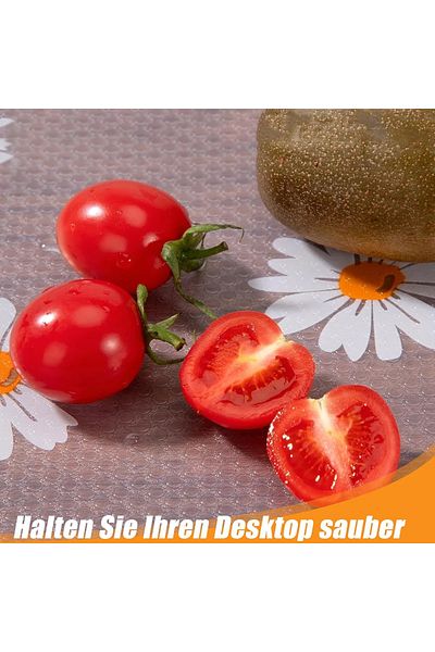 Blue Home New Daisy Pattern Drawer Liner Oil Dust and Moisture Proof for Kitchen Cabinet and Wardrobe 45 X10Mt