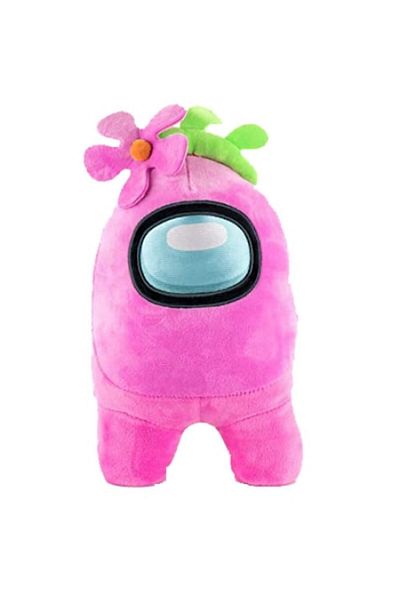 AMONG US Plush Toy - Pink, height 26 cm