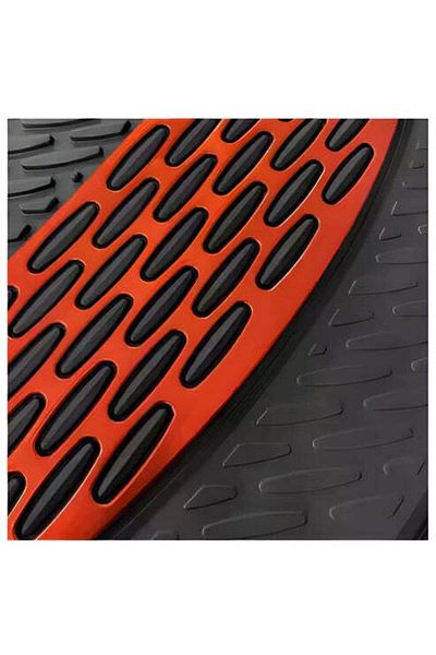 TEAMCAR Covorașe auto tip tavă compatibile cu Ford Focus 2 Hatchback 5 uși (2004–2011) Roșu