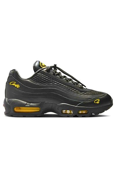 Nike x Corteiz Air Max 95 "Black & Tour Yellow" Men's Sneakers – Holiday 2025 Drop