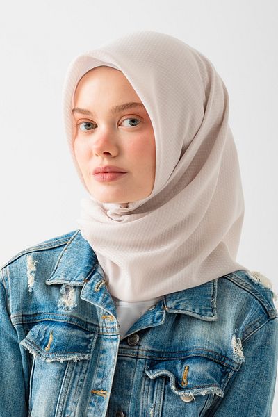nisaNCa Eșarfă jacquard din bumbac moale – țesătură naturală, ușoară și respirabilă – eșarfă Bamboo Cashew cu textura moale