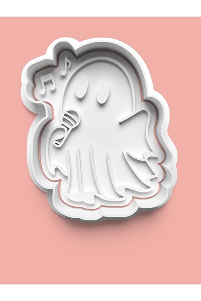 AKTASTORE قالب كوكيز شبح الغناء وقالب عجينة السكر 0444-2