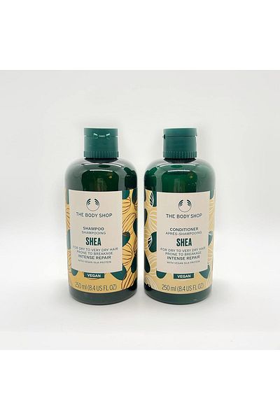 THE BODY SHOP Shea Intense Repair Shampoo and Conditioner Set for Very Dry Hair