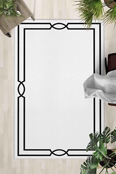 Monnhein Non-Slip Base Washable Carpet – Modern Digital Printing Carpet for K...