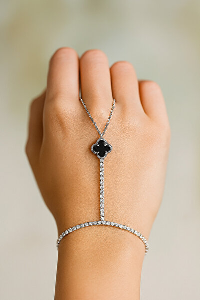 stainles steel “Ayışığı Yoncası”şahmaran bileklik