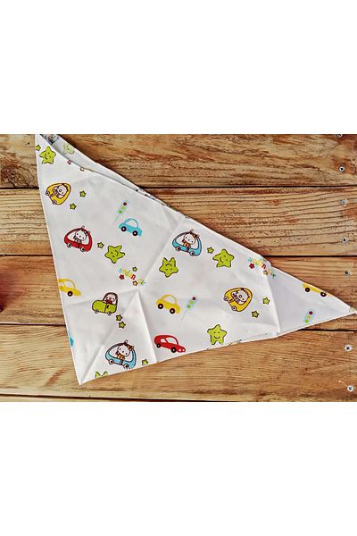 Mufincollection Boy's Bandana |   Cotton Patterned Neck Collar & Hair Band |   60X35Cm