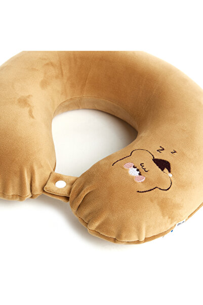 R&B Brown Travel pillow