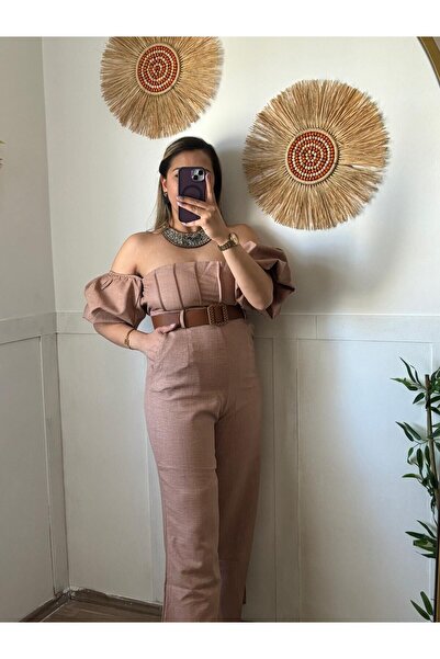 Butik Tasarım Balon Kol Tulum