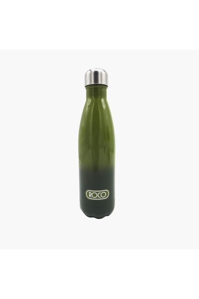 Roco زجاجة مياه من الفولاذ المقاوم للصدأ بطبعة أومبير
