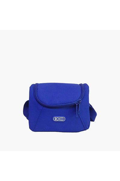 Roco Solid Lunch Bag with Adjustable Strap and Zip Closure