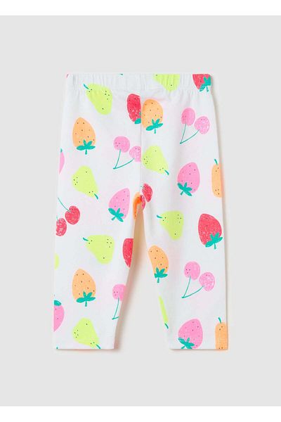 Ovs Three-Quarter Leggings In Stretch Cotton With Print